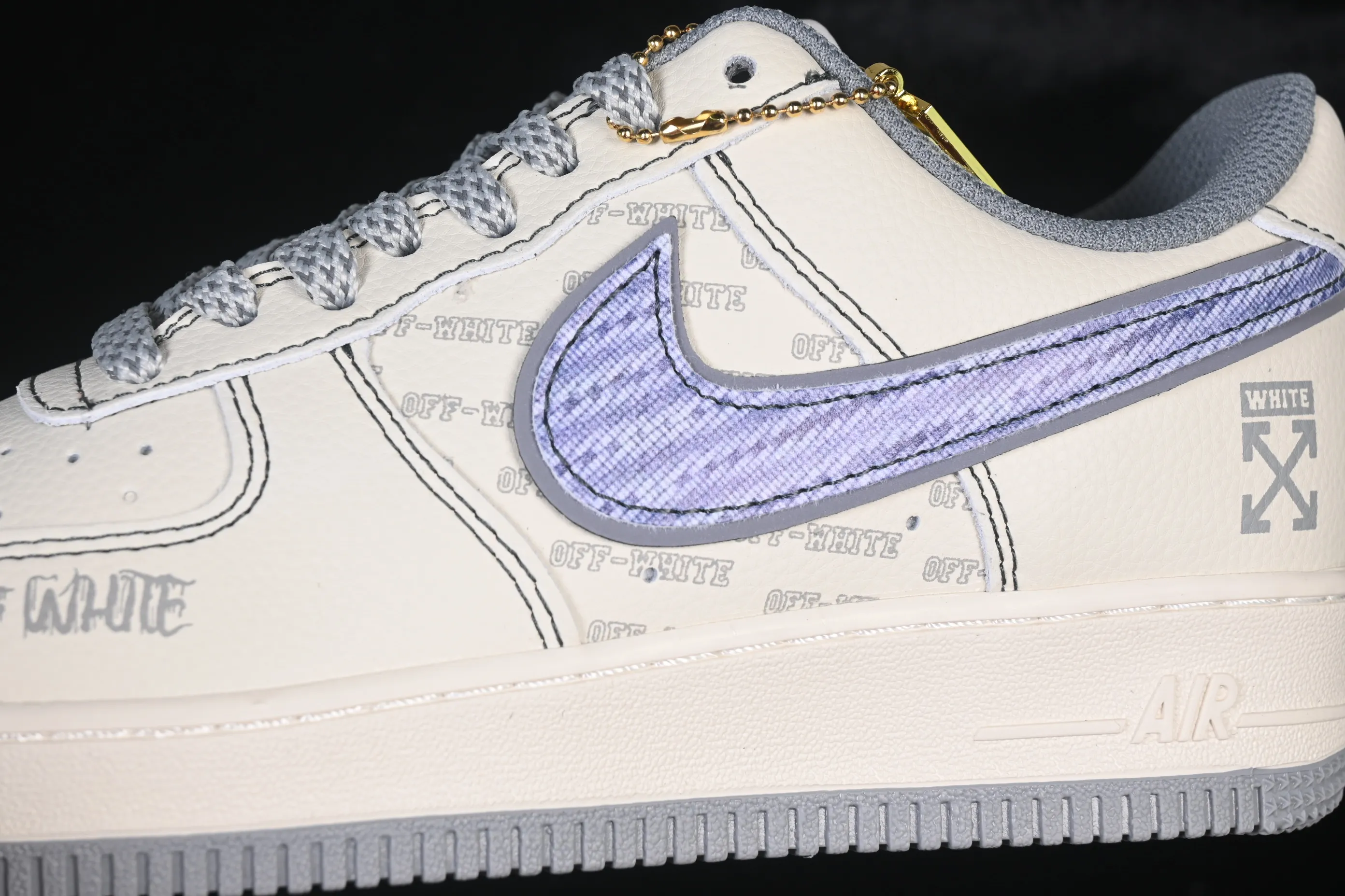 All categories Nk Air Force 1 Air Force series Nk Air Force 1 Low Air Force low top Nike Air Force 1'07 Low Off-white main color Air Force 1 low-top casual sneakers XY2025-008